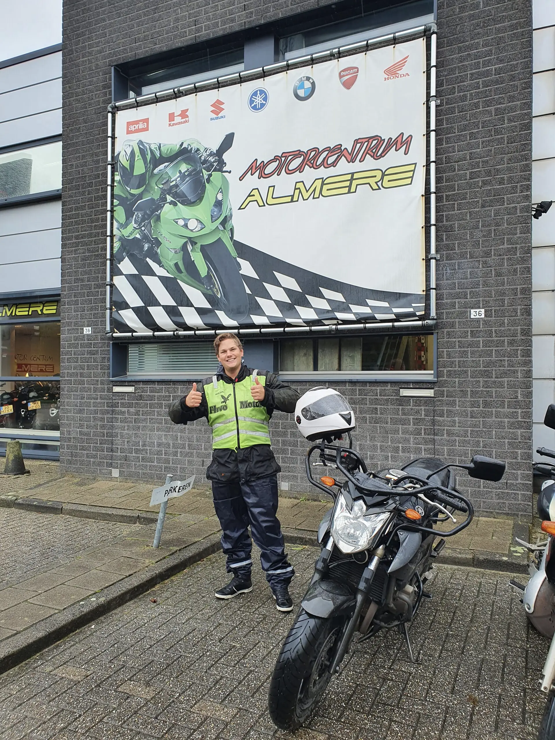 Pieter, net geslaagd